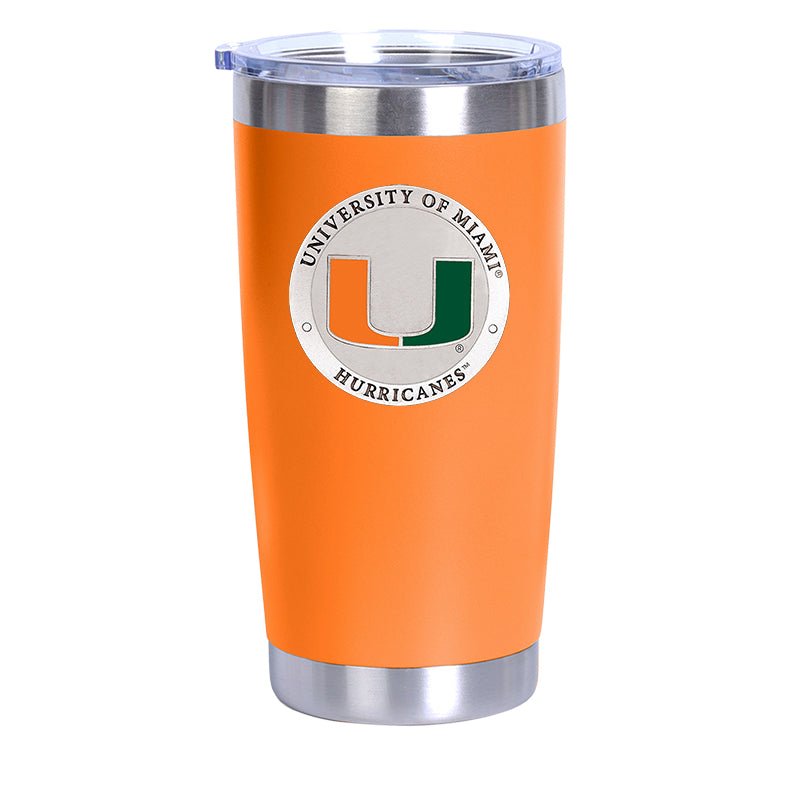 University of Miami Thermal Drink -Black- - Sports Gifts, Sports Memorabilia, Sports Collectibles, Fan Shop