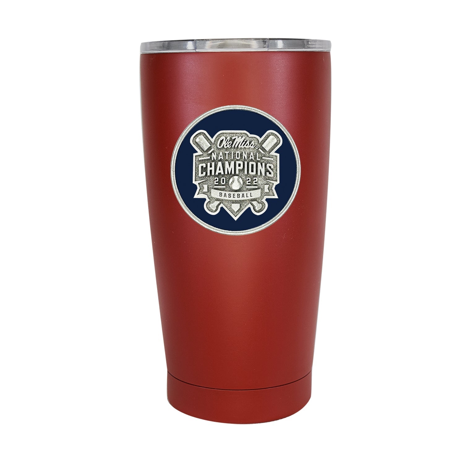 Ole Miss Baseball National Champions 2022 Thermal Drink - Red - Sports Collectibles, Sports Memorabilia, Sports Fan Shop, Sports Gifts