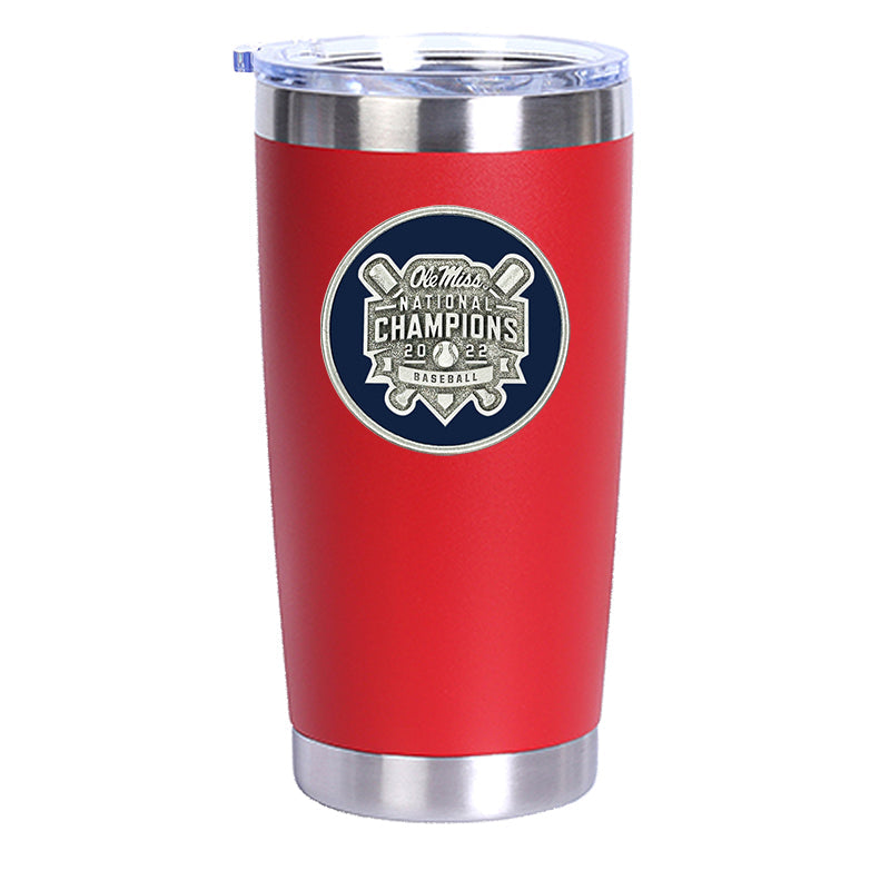 Ole Miss Baseball National Champions 2022 Thermal Drink - Red