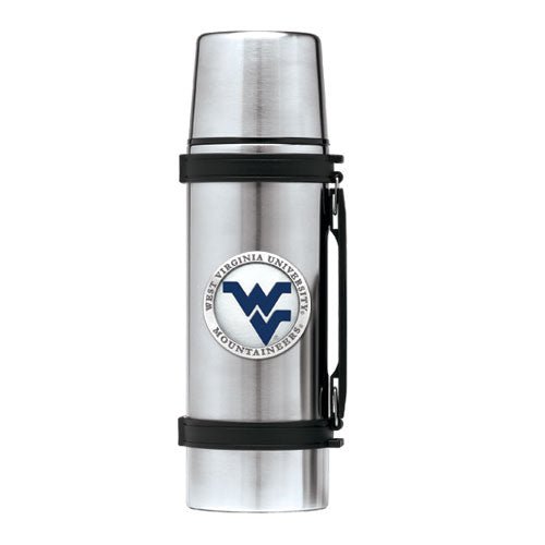 West Virginia University Thermos - Sports Gifts, Sports Memorabilia, Sports Collectibles, Fan Shop
