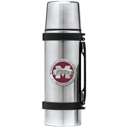 Mississippi State University Bulldogs "M" Logo Thermos - Sports Gifts, Sports Memorabilia, Sports Collectibles, Fan Shop