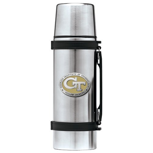 Georgia Tech GT Logo Thermos - Sports Gifts, Sports Memorabilia, Sports Collectibles, Fan Shop