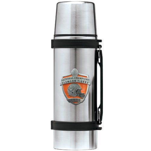 Clemson University National Champions 2016 Thermos - Sports Gifts, Sports Memorabilia, Sports Collectibles, Fan Shop