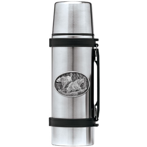 Black Bear Thermos - Sports Collectibles, Sports Memorabilia, Sports Fan Shop, Sports Gifts