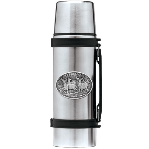 Whitetail Deer Thermos - Sports Collectibles, Sports Memorabilia, Sports Fan Shop, Sports Gifts