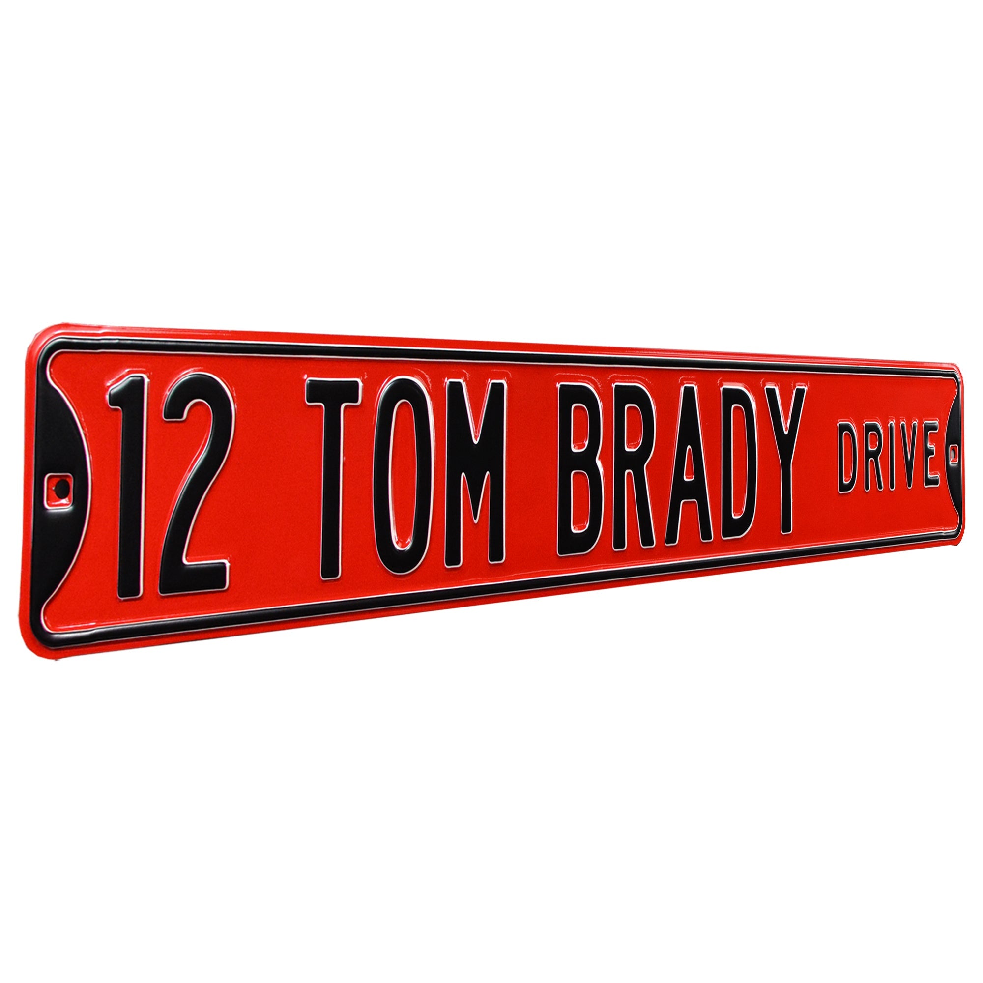 Tampa Bay Buccaneers - 12 TOM BRADY DRIVE - Embossed Steel Street Sign