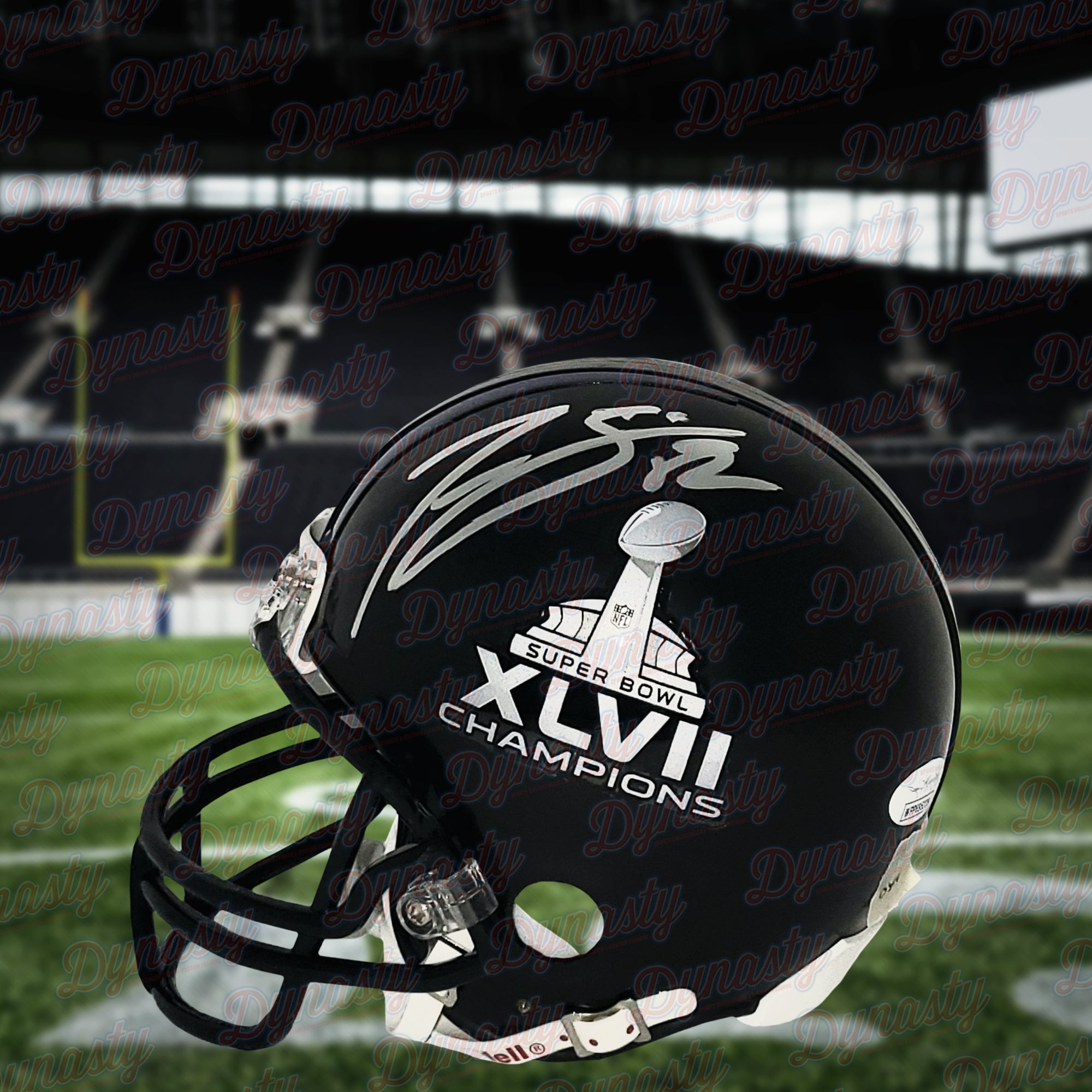 Torrey Smith Baltimore Ravens Autographed Super Bowl XLVII Mini-Helmet - Sports Collectibles, Sports Memorabilia, Sports Fan Shop, Sports Gifts
