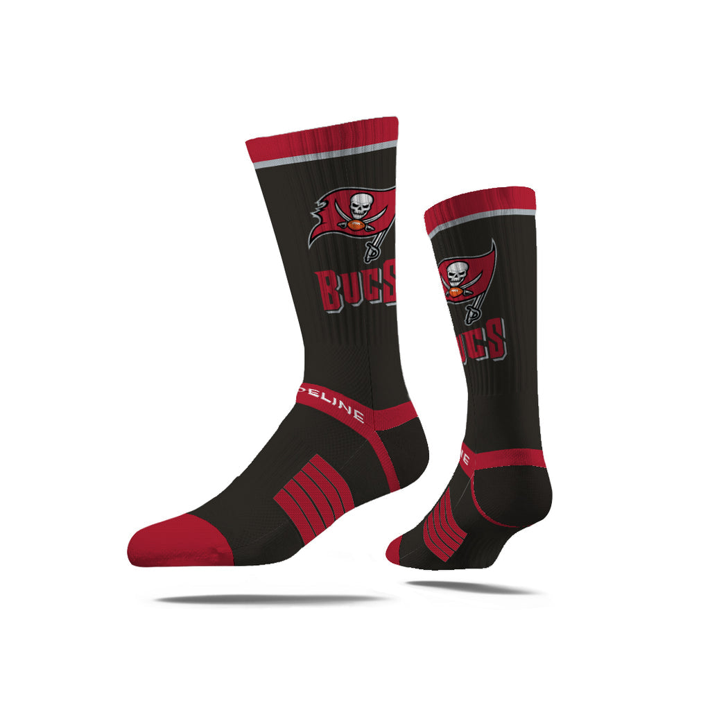 Tampa Bay Buccaneers | Premium Knit Crew | Fan Logo | Black Socks - Sports Gifts, Sports Memorabilia, Sports Collectibles, Fan Shop