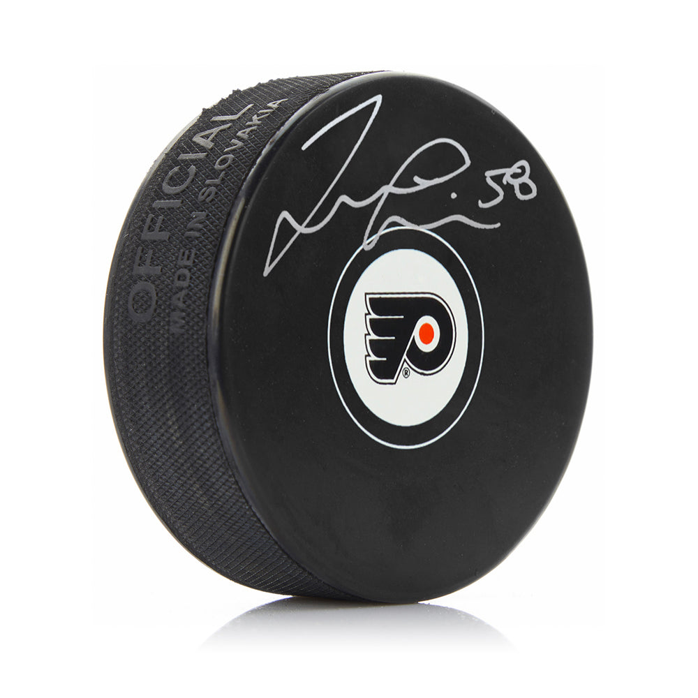 Taylor Leier Autographed Philadelphia Flyers Hockey Puck - Sports Collectibles, Sports Memorabilia, Sports Fan Shop, Sports Gifts