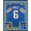Framed Autographed/Signed Terrion Arnold 35x39 Detroit Blue Football Jersey Beckett BAS COA