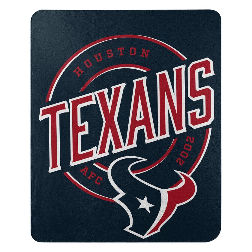 Houston Texans 50" x 60" Campaign Fleece Blanket - Sports Collectibles, Sports Memorabilia, Sports Fan Shop, Sports Gifts