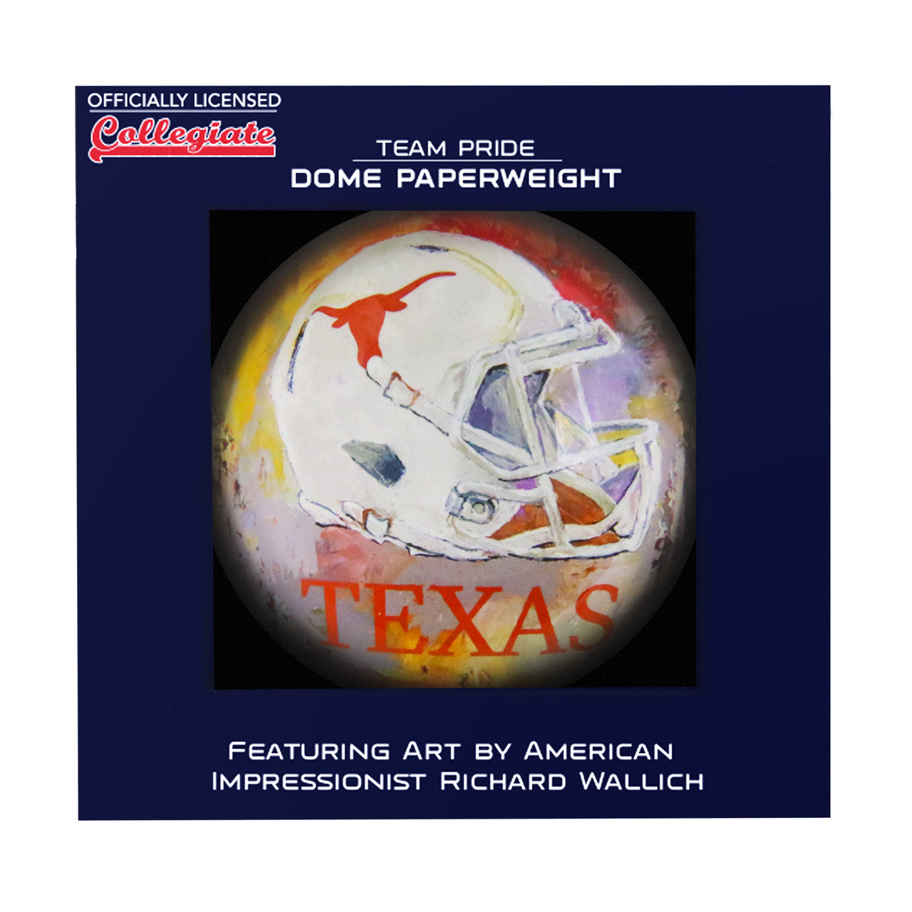 Texas Longhorns Paperweight Domed - Sports Collectibles, Sports Memorabilia, Sports Fan Shop, Sports Gifts