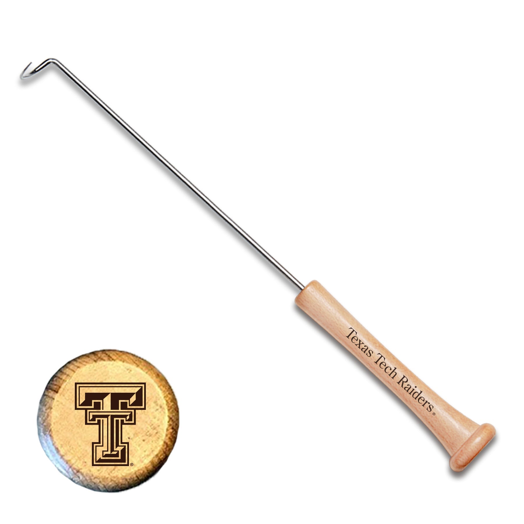 Texas Tech "THE HOOK" Pigtail - Sports Collectibles, Sports Memorabilia, Sports Fan Shop, Sports Gifts