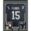 Framed Autographed/Signed Tom Flores 35x39 Las Vegas Oakland Black Football Jersey Beckett BAS COA