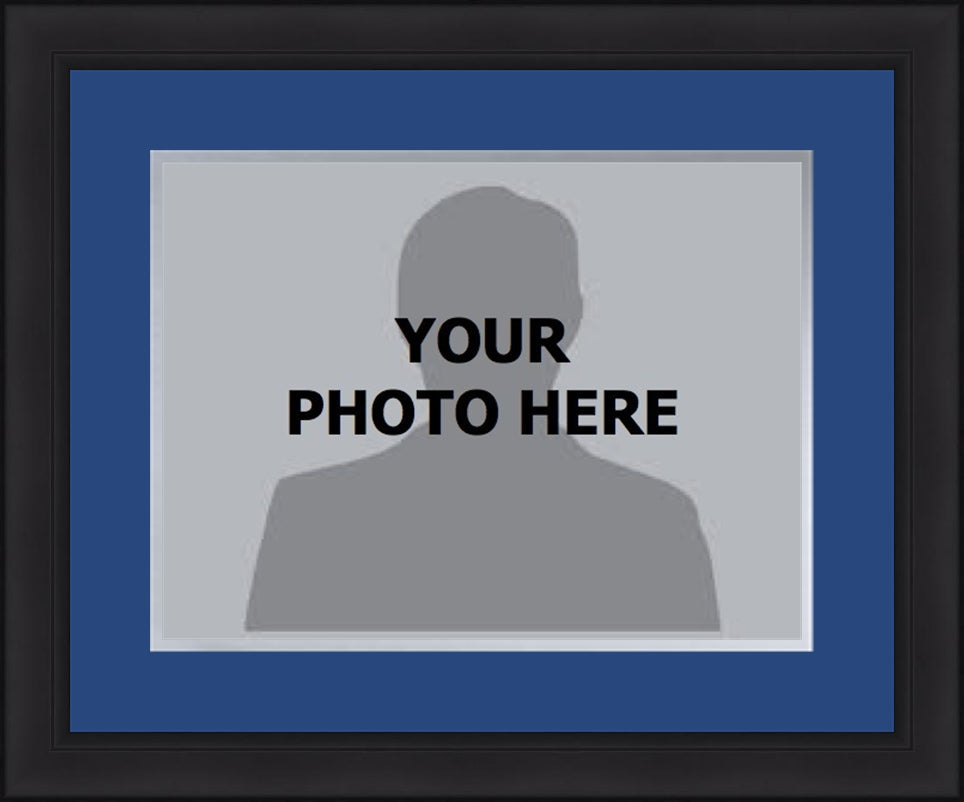 MLB Baseball Photo Picture Frame Kit - Toronto Blue Jays (Blue Matting, Gray Trim) - Sports Collectibles, Sports Memorabilia, Sports Fan Shop, Sports Gifts