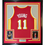 Framed Autographed/Signed Trae Young 35x39 Atlanta Red Basketball Jersey JSA COA