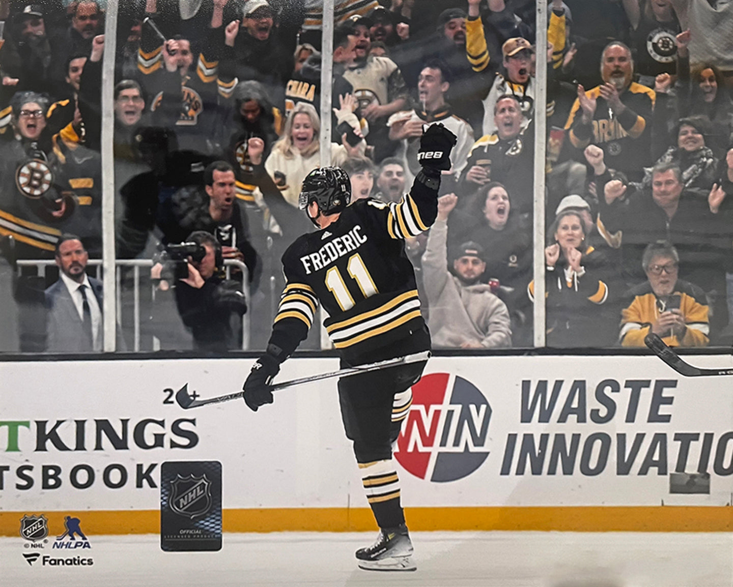 Trent Frederic Goal Celebration Boston Bruins 8" x 10" Hockey Photo - Sports Collectibles, Sports Memorabilia, Sports Fan Shop, Sports Gifts