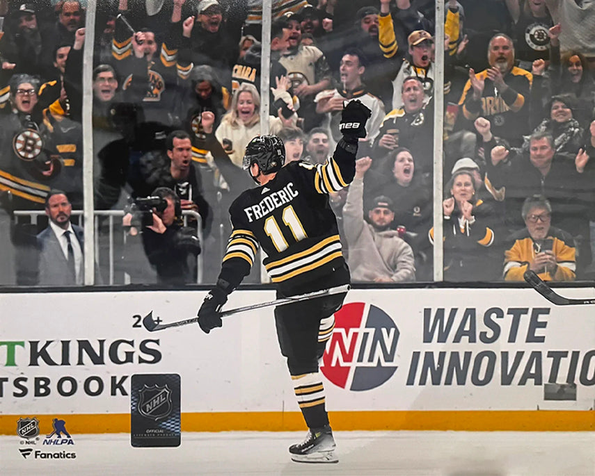 Trent Frederic Goal Celebration Boston Bruins 11" x 14" Hockey Photo - Sports Collectibles, Sports Memorabilia, Sports Fan Shop, Sports Gifts