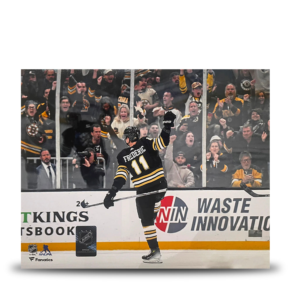 Trent Frederic Goal Celebration Boston Bruins 8" x 10" Hockey Photo - Sports Collectibles, Sports Memorabilia, Sports Fan Shop, Sports Gifts