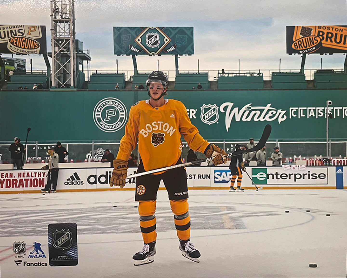 Trent Frederic Winter Classic Action Boston Bruins 11" x 14" Hockey Photo - Sports Collectibles, Sports Memorabilia, Sports Fan Shop, Sports Gifts