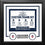 MLB Baseball Photo Picture Frame Kit - Minnesota Twins (Navy Matting, Red Trim)