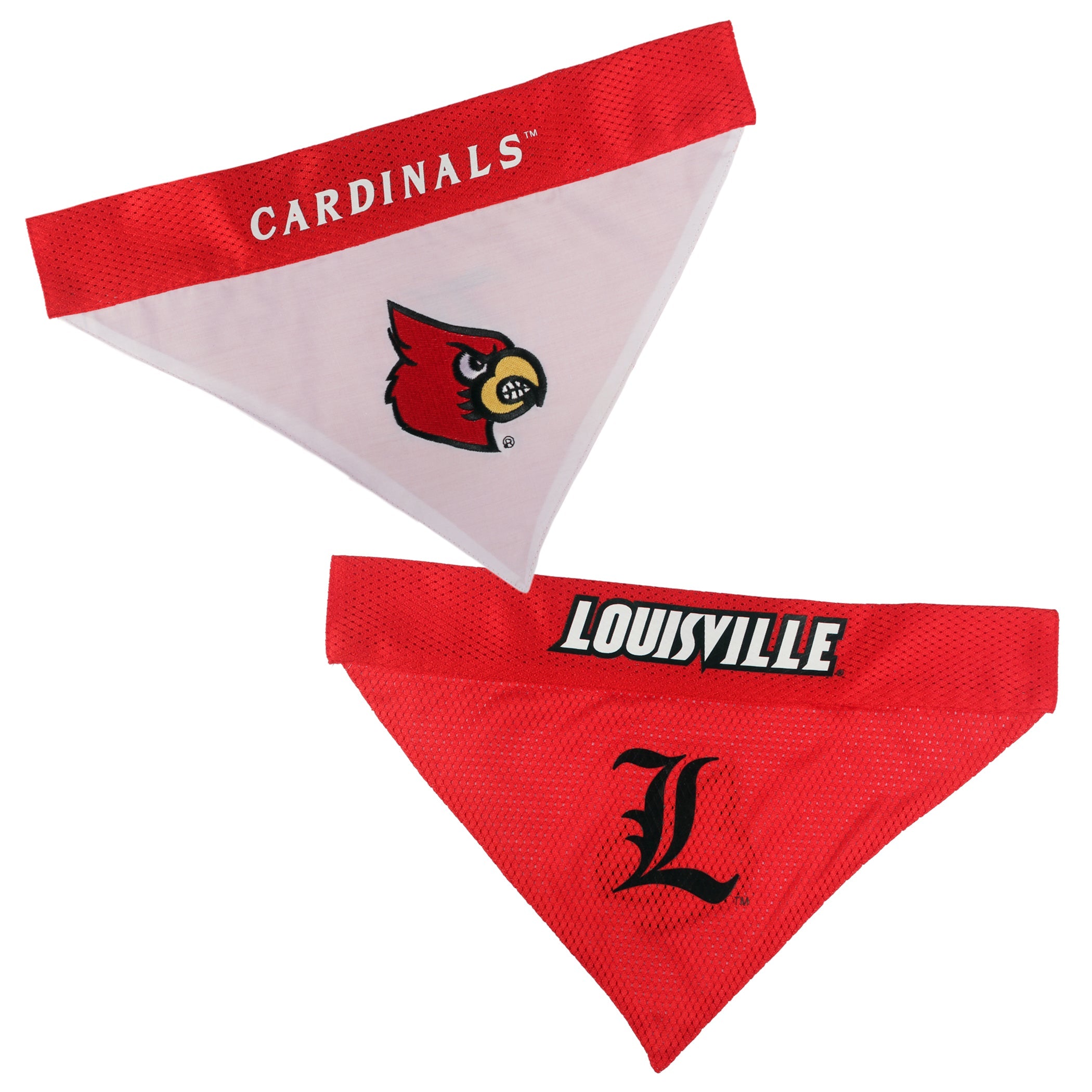 Louisville Reversible Bandana Pets First - Sports Collectibles, Sports Memorabilia, Sports Fan Shop, Sports Gifts