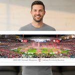 Indiana Hoosiers 2025 Undefeated National Champions Panoramic Picture – 16-0 Perfect Season CFP Championship Celebration Wall Art - Unframed