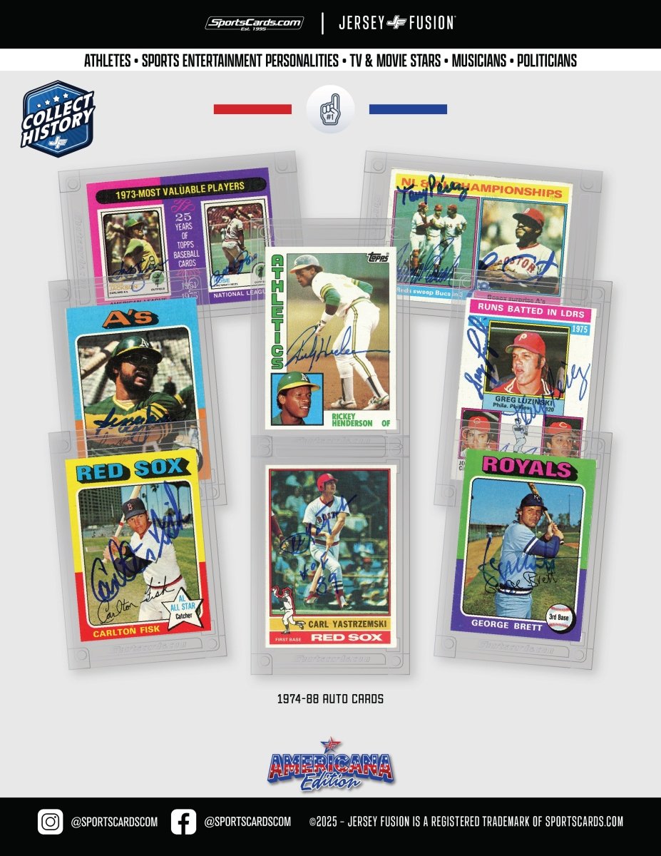 Jersey Fusion Americana Edition Box - (1) Item Per Box - Sports Gifts, Sports Memorabilia, Sports Collectibles, Fan Shop