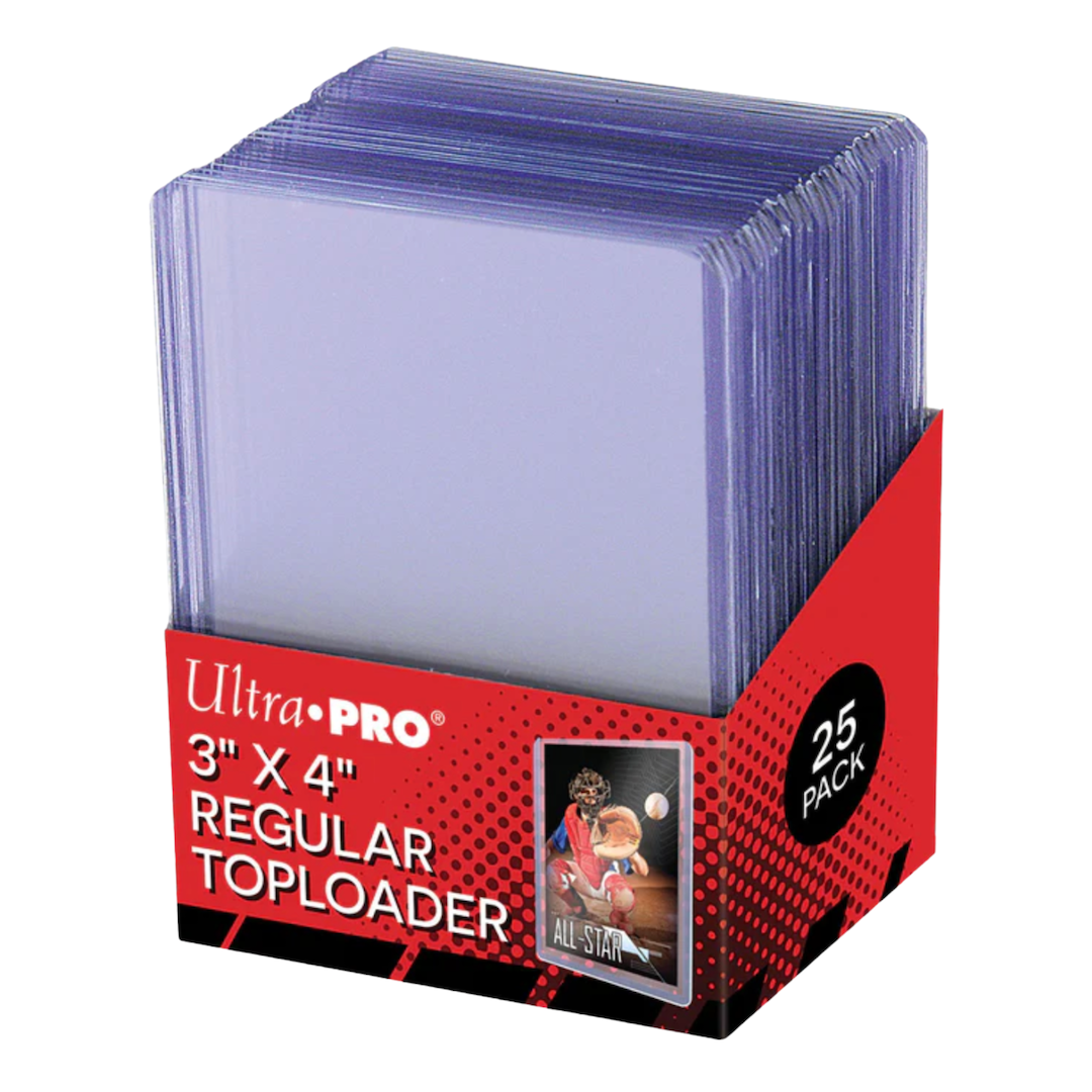 3" x 4" Clear Regular Toploaders (25ct) for Standard Size Cards - Sports Collectibles, Sports Memorabilia, Sports Fan Shop, Sports Gifts