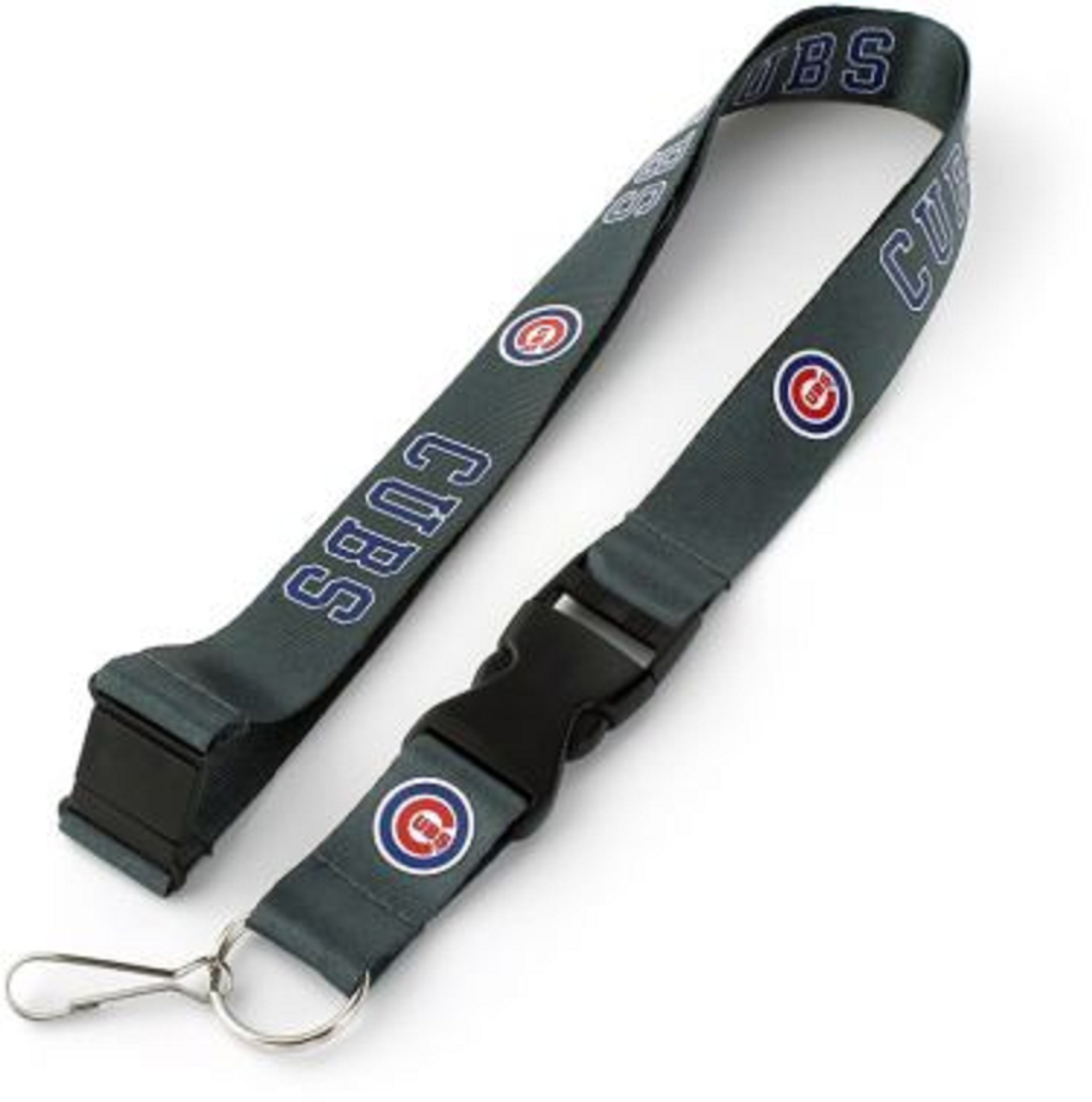 Chicago Cubs Lanyard Charcoal - Sports Collectibles, Sports Memorabilia, Sports Fan Shop, Sports Gifts