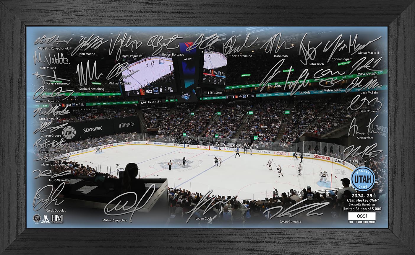 Utah Hockey Club 2024-25 signature Rink - Sports Collectibles, Sports Memorabilia, Sports Fan Shop, Sports Gifts