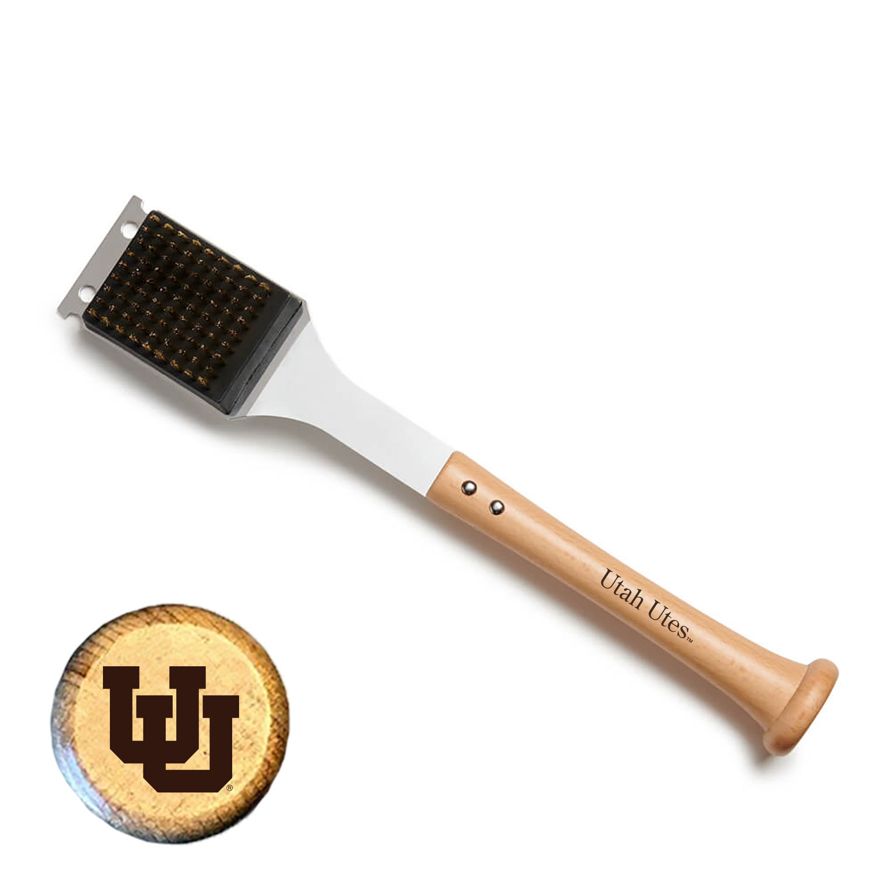 University of Utah "BRUSHBACK" Scraper - Sports Collectibles, Sports Memorabilia, Sports Fan Shop, Sports Gifts
