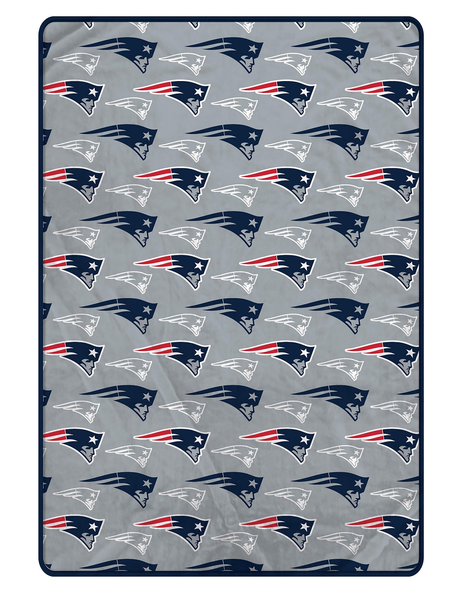 New England Patriots - NFL Logo Roll Ultra Cozy Oversized 66x80 Blanket - Sports Gifts, Sports Memorabilia, Sports Collectibles, Fan Shop