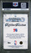 Graded 2025 Topps Sapphire VJ Edgecombe #SS3 Sapphire Selections Rookie RC Basketball Card PSA 10 Gem Mint