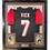 Framed Autographed/Signed Michael Mike Vick 35x39 Atlanta Black Football Jersey PSA/DNA COA