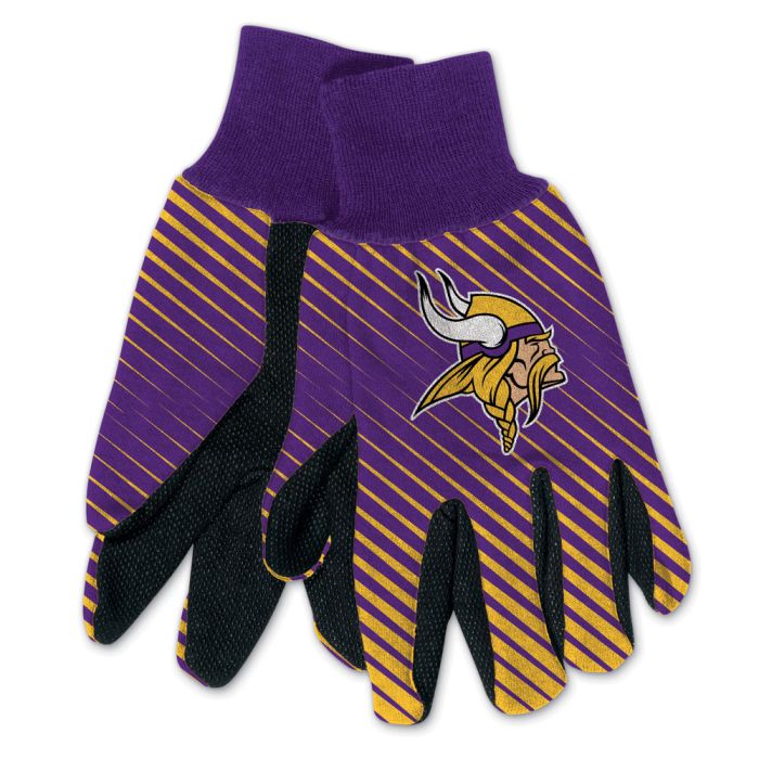 Minnesota Vikings Adult Two-Tone Gloves - Sports Collectibles, Sports Memorabilia, Sports Fan Shop, Sports Gifts