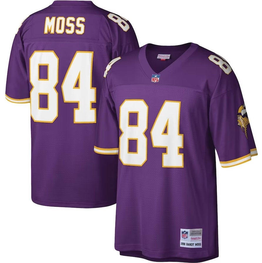 Randy Moss Minnesota Vikings Mitchell & Ness 1998 Legacy Jersey - Sports Collectibles, Sports Memorabilia, Sports Fan Shop, Sports Gifts