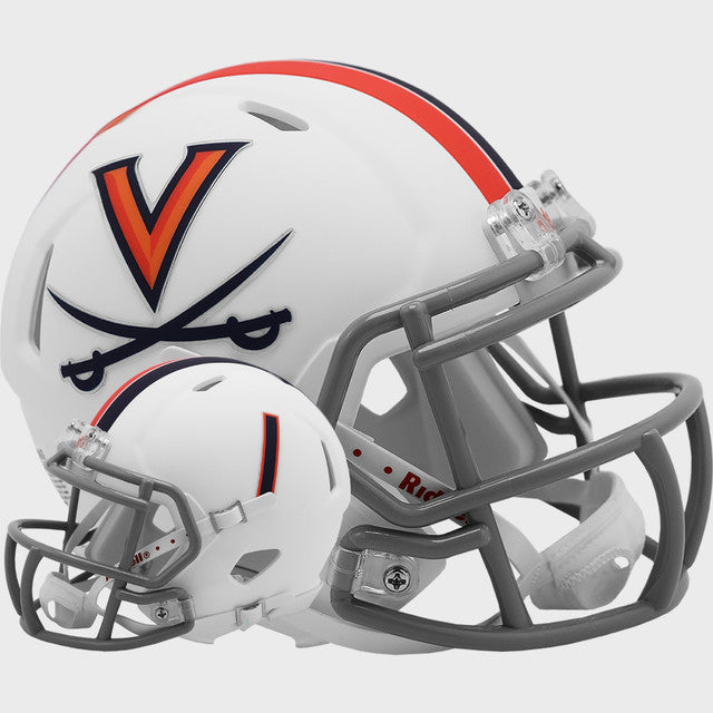 Virginia Cavaliers Riddell Speed Mini Helmet - UVA 1/2 Scale Football Display - Sports Gifts, Sports Memorabilia, Sports Collectibles, Fan Shop