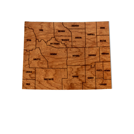 County Wall Hanging Wyoming - 757 Sports Collectibles