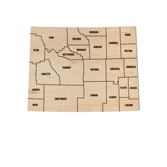 County Wall Hanging Wyoming - 757 Sports Collectibles