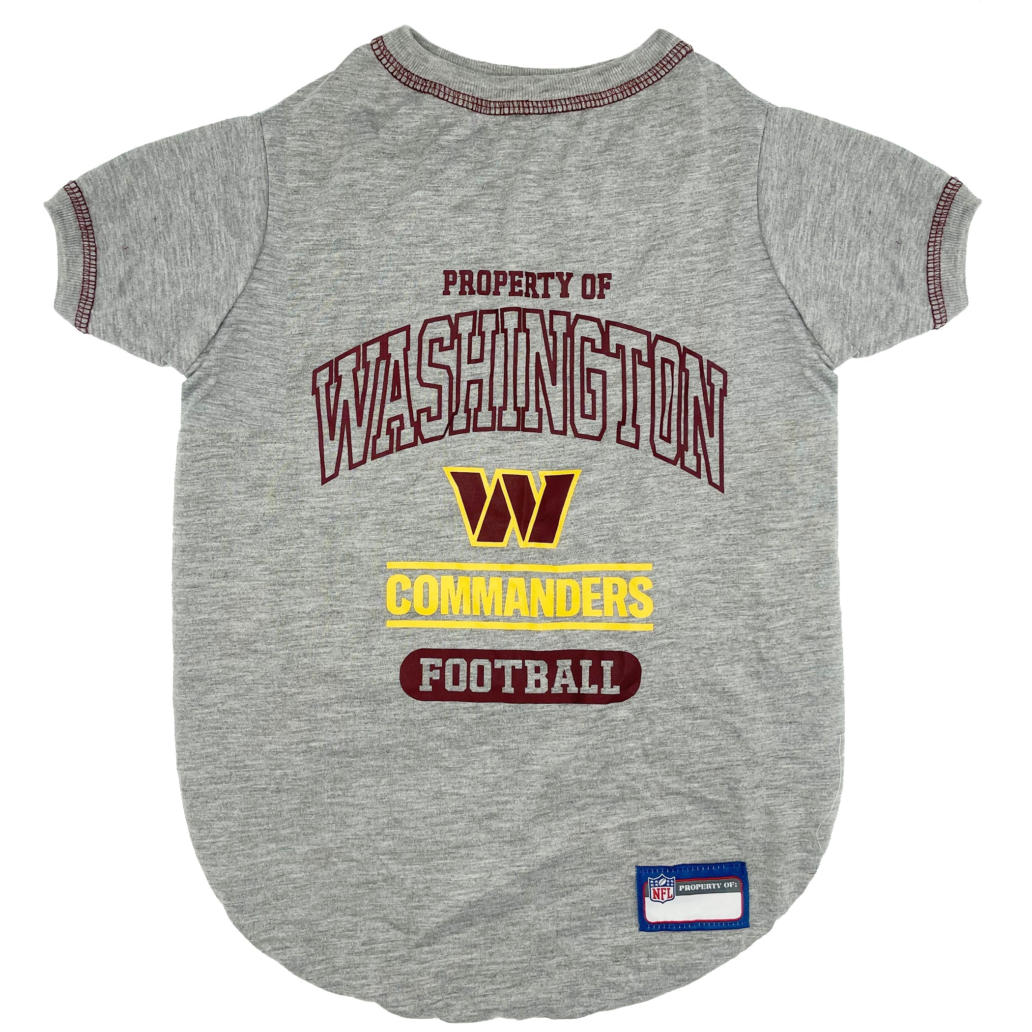Washington Commanders Dog Tee Shirt Pets First - Sports Collectibles, Sports Memorabilia, Sports Fan Shop, Sports Gifts