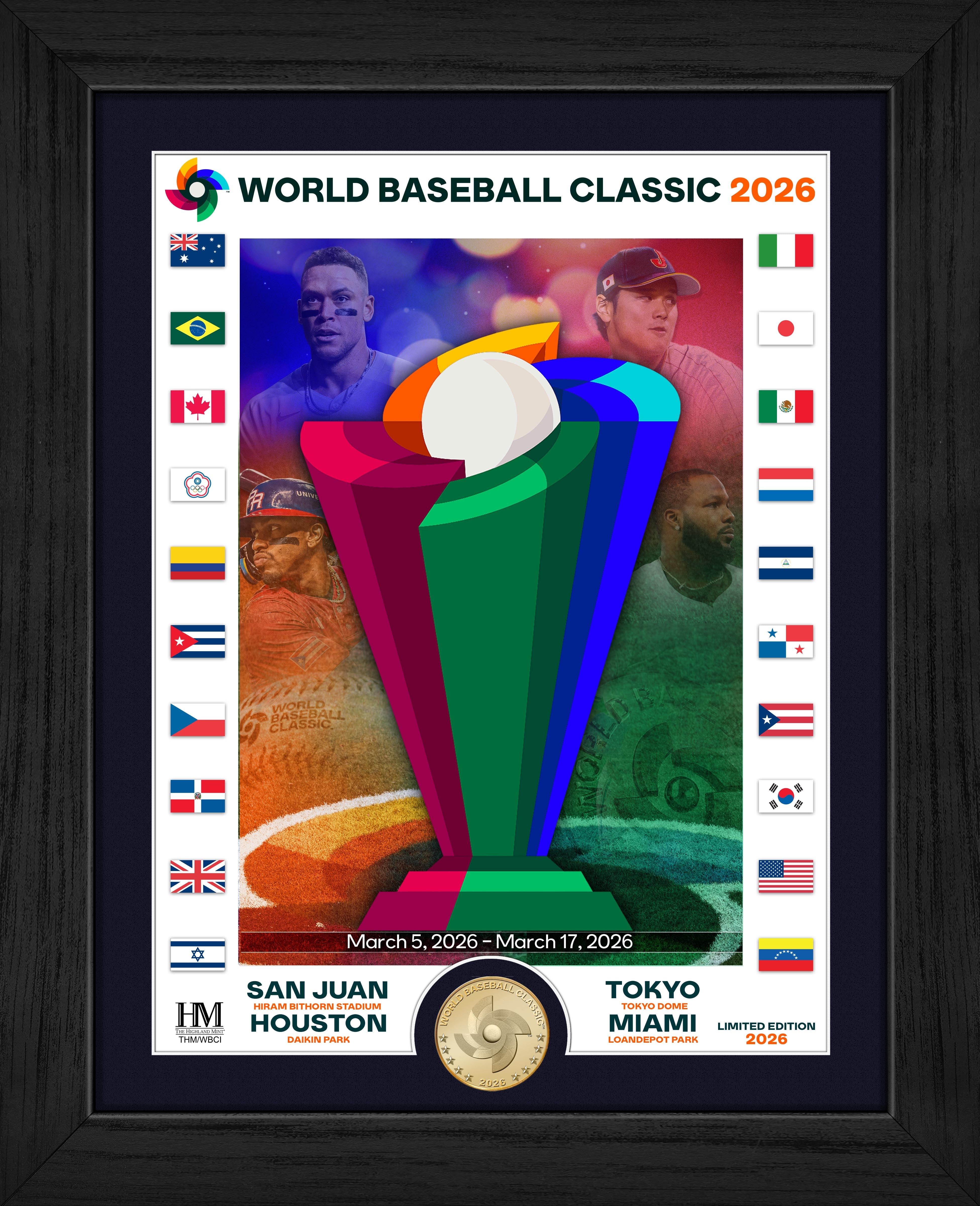 2026 World Baseball Classic Bronze Coin Photo Mint