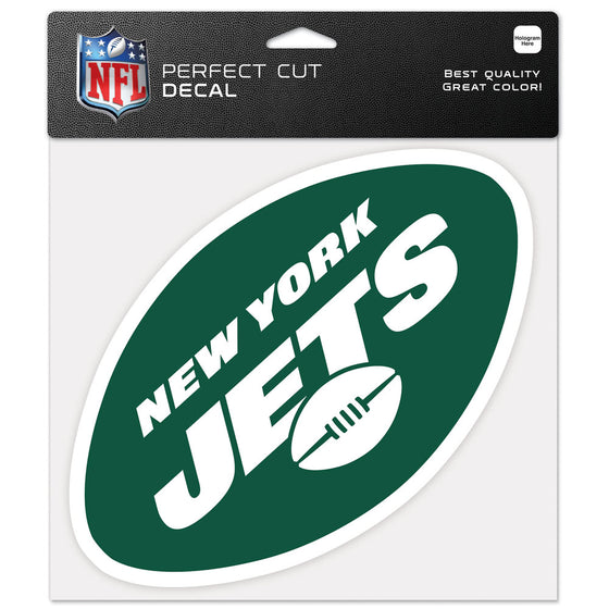 New York Jets 8"X8" Decal Color - 757 Sports Collectibles