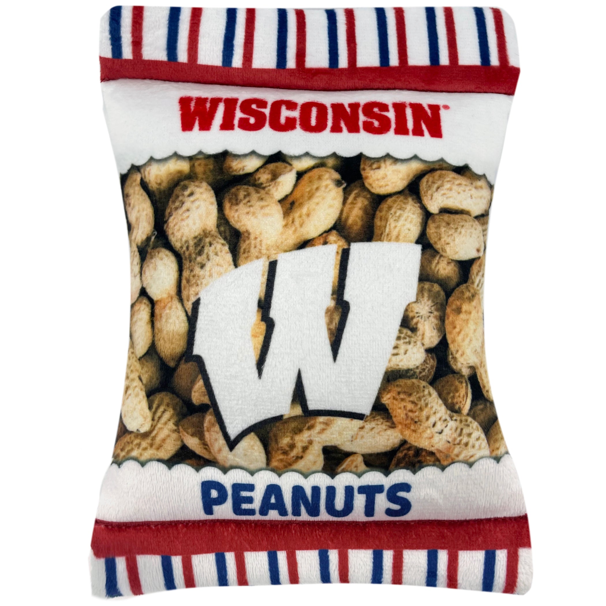 Wisconsin Peanut Bag Toy Pets First - Sports Collectibles, Sports Memorabilia, Sports Fan Shop, Sports Gifts