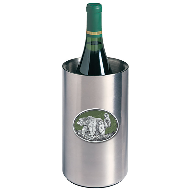 Grizzly Bear Wine Chiller - Sports Collectibles, Sports Memorabilia, Sports Fan Shop, Sports Gifts