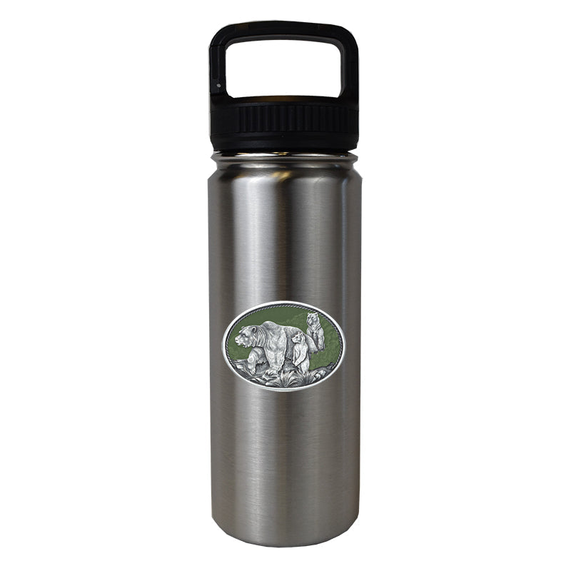 Grizzly Water Bottle - Sports Collectibles, Sports Memorabilia, Sports Fan Shop, Sports Gifts