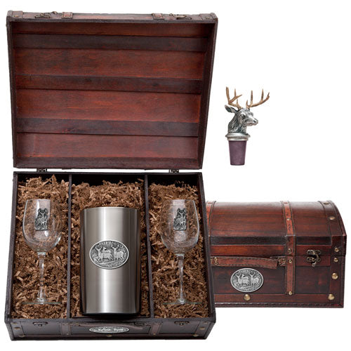 Whitetail Deer Wine Chest Set - Sports Collectibles, Sports Memorabilia, Sports Fan Shop, Sports Gifts