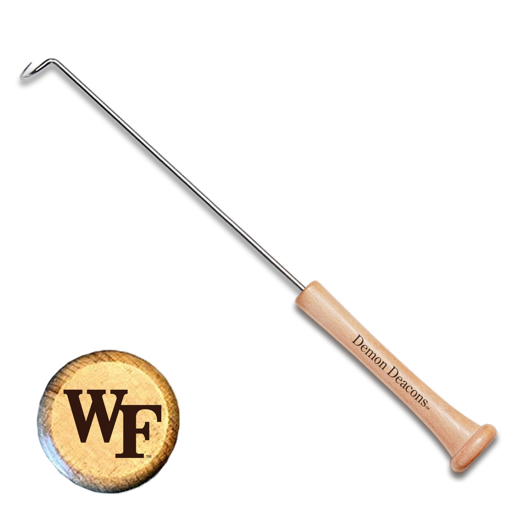 Wake Forest "THE HOOK" Pigtail - Sports Collectibles, Sports Memorabilia, Sports Fan Shop, Sports Gifts