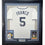 Framed Autographed/Signed Wander Franco 35x39 Tampa Bay White Baseball Jersey JSA COA