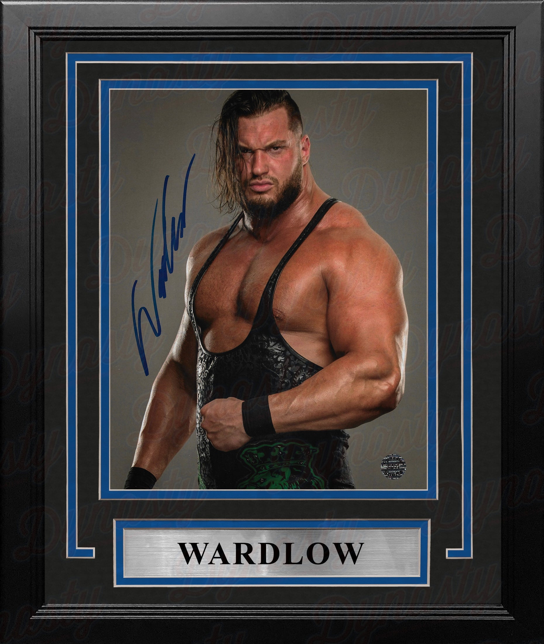 Wardlow Studio Pose Autographed AEW Wrestling 8" x 10" Framed Photo - Sports Collectibles, Sports Memorabilia, Sports Fan Shop, Sports Gifts